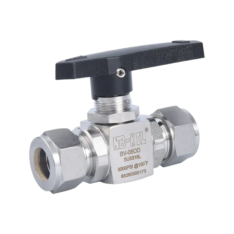 316L Stainless steel mini tube end needle valve